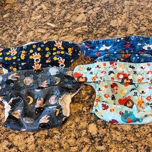 4 unisex mama koala pocket diapers